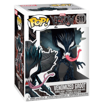 FUNKO POP! - MARVEL - Venom Venomized Groot #511 mit Tee Größe M